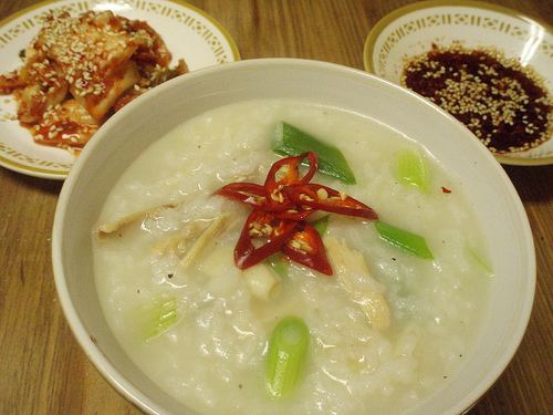 Dakjuk Chicken and Rice Porridge Dakjuk a photo on Flickriver