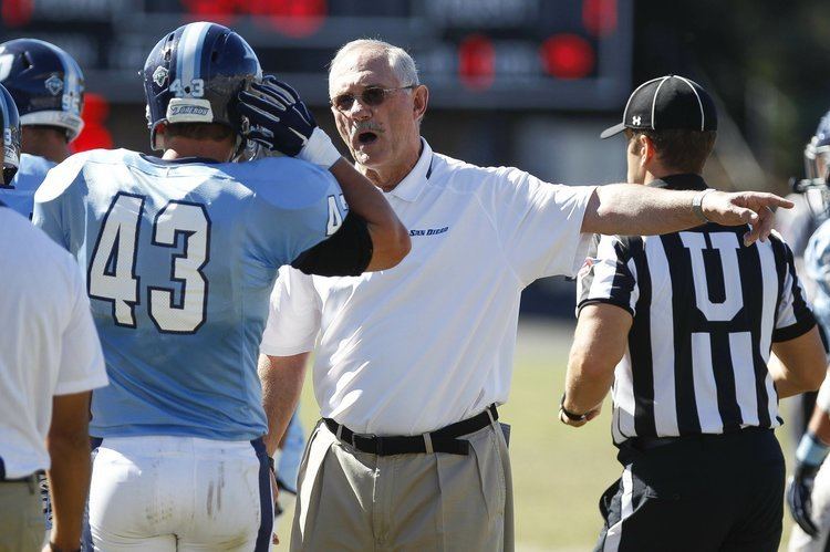 Dale Lindsey USD football coach Dale Lindsey concerned about Toreros sharpness