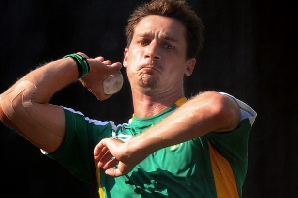 Dale Steyn (Cricketer) playing cricket