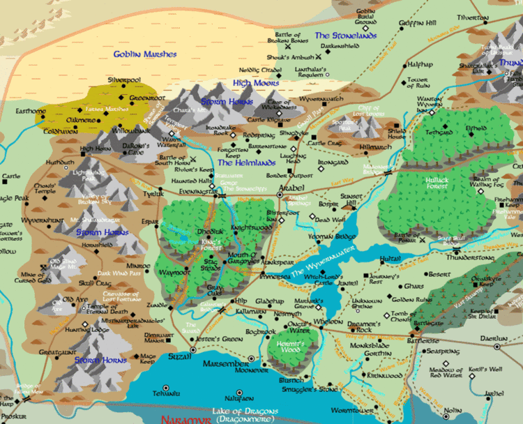 Dalelands Map of Cormyr amp the Dalelands Cormyr amp The Dalelands