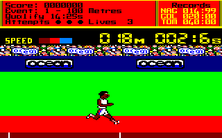 Daley Thompson's Decathlon CPC GAME REVIEWS D