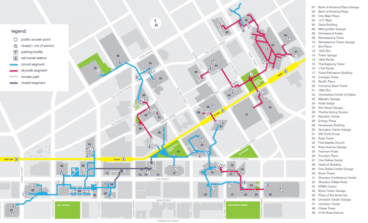 Dallas Pedestrian Network DallasPedestrianNetworkinfo Public Map amp Information