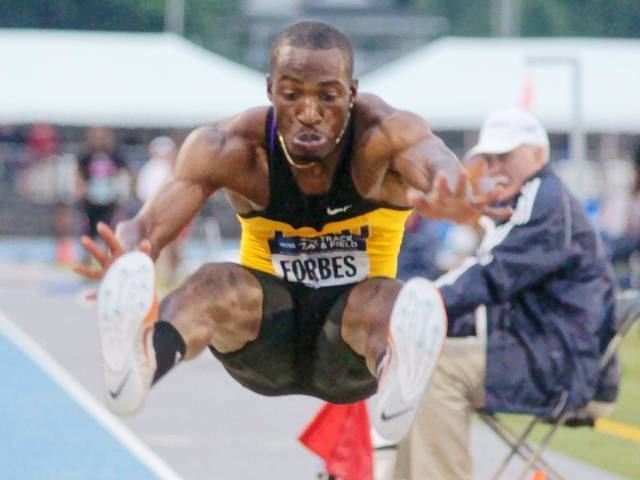 Damar Forbes Jumper Forbes Takes Silver as NCAA39s Continue LSUsports