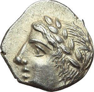 Damastion Greek Greece Illyria Damastion Tetrobol 380360 BC Obv