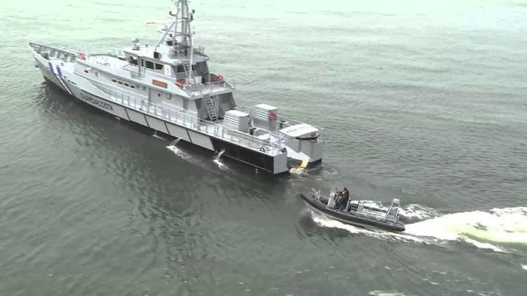 Damen Stan patrol vessel Fuerza Naval Honduras DAMEN Stan patrol 4207 quotLempiraquot YouTube