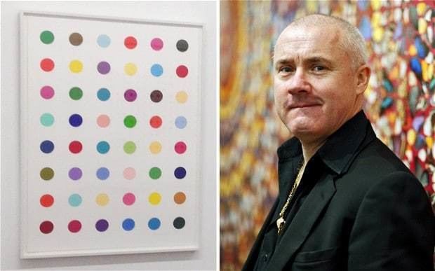 Damien Hirst Damien Hirst spot paintings worth 33000 stolen from