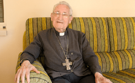 Damián Iguacén Borau Monseor Damin Iguacn obispo emrito de Tenerife cumple 100 aos