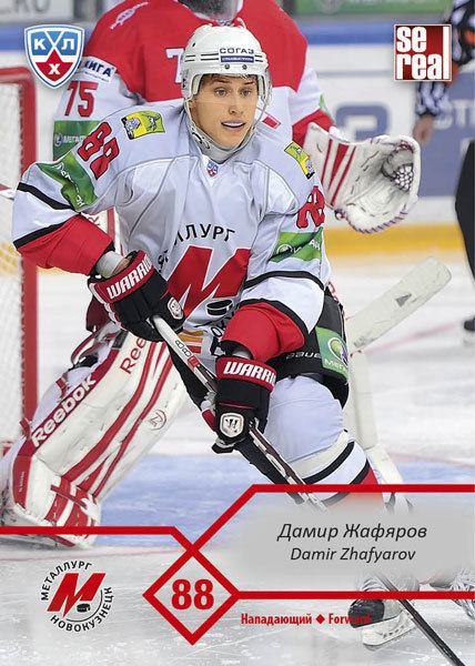 Damir Zhafyarov KHL Hockey cards 201213 Sereal Damir Zhafyarov MNK011