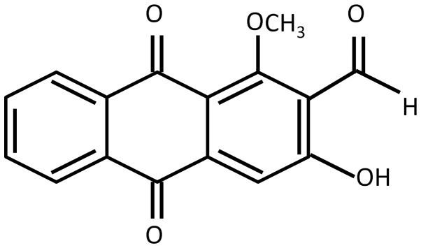 Damnacanthal Chemical structure of damnacanthal Figure 1 of 7
