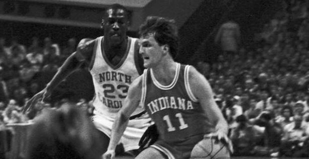 Dan Dakich Throwback Thursday Indiana Hoosier Dan Dakich guards Michael Jordan