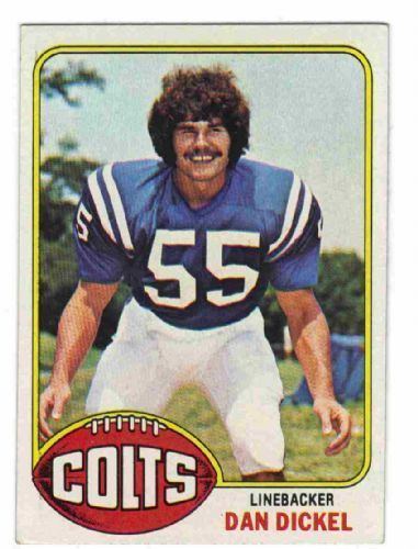 Dan Dickel BALTIMORE COLTS Dan Dickel 92 TOPPS 1976 NFL American Football