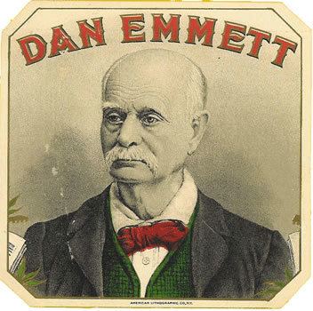 Dan Emmett Cerebro DAN EMMETT Original Antique Label Art