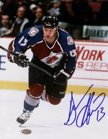 Dan Hinote Dan Hinote Colorado Avalanche 8x10 Autographed Photograph