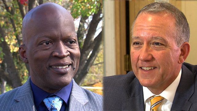 Dan Horrigan Eddie Sipplen and Dan Horrigan battle for Akron mayor seat discuss