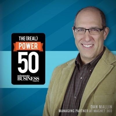 Dan Mallin Magnet 360 Dan Mallin recognized in The Real Power 50
