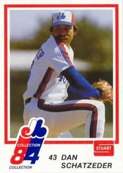 Dan Schatzeder 1984 Stuart Montreal Expos Baseball Gallery The Trading Card