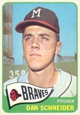 Dan Schneider (baseball) 1965 Topps Dan Schneider 366 Baseball Card Value Price Guide