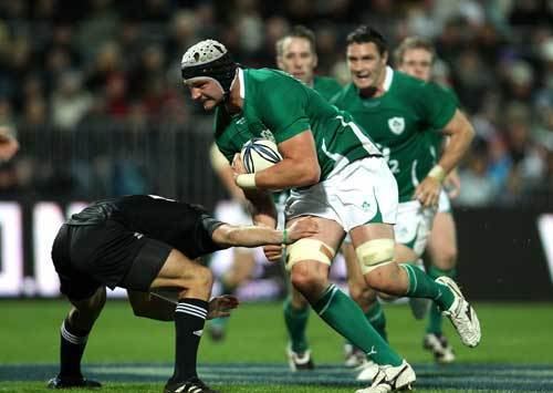 Dan Tuohy Ireland lock Dan Tuohy takes on the New Zealand defence