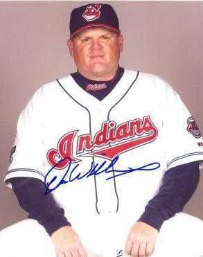Dan Williams (baseball) Dan Williams autographed 8x10 Photo Cleveland Indians
