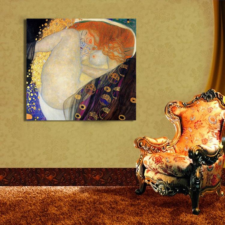 Danaë (Klimt painting) gustav klimt danae hand painted oil painting on canvas tdsgk010