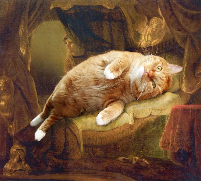 Danaë (Rembrandt painting) Rembrandt Danae Kitty Bloger