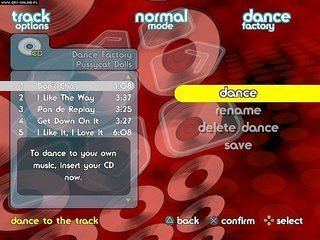 Dance Factory (video game) Dance Factory PS2 gamepressurecom