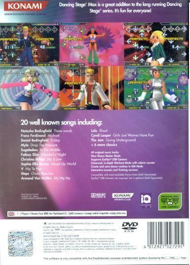 Dancing Stage Max Dancing Stage Max Box Shot for PlayStation 2 GameFAQs