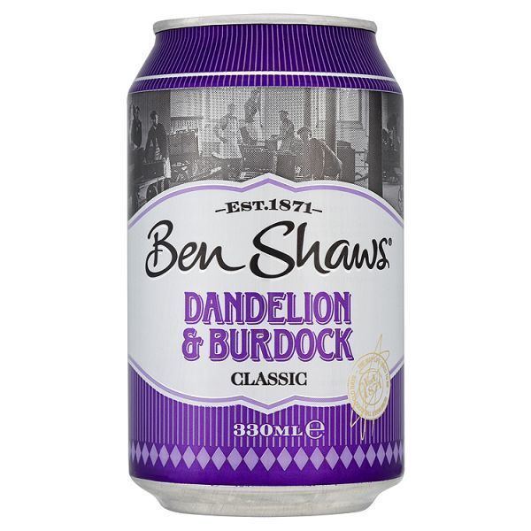 Dandelion and burdock Ben Shaws Dandelion and burdock cans 24x330ml City Soft Drinks