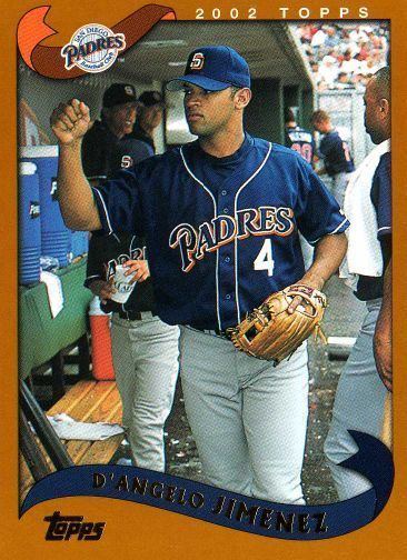 D'Angelo Jiménez SAN DIEGO PADRES D Angelo Jimenez 428 TOPPS 2002 Baseball MLB