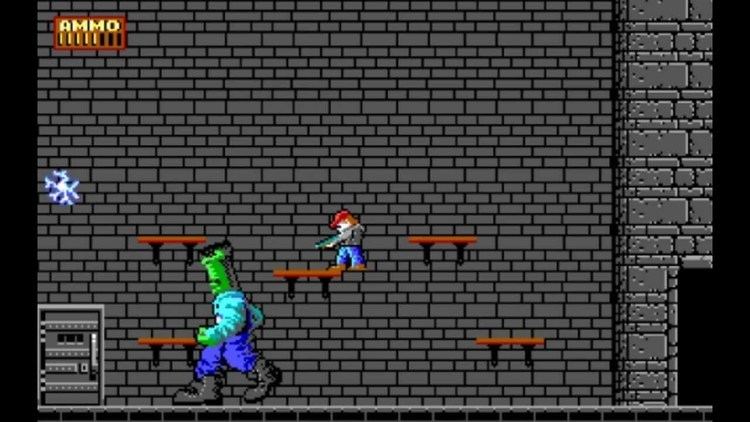 Dangerous Dave in the Haunted Mansion Dangerous Dave in the Haunted Mansion Level 4 First Boss 1991