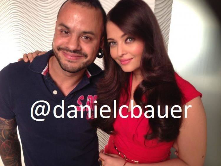 Daniel Bauer (make-up artist) Photos Aishwarya Rai Bachchan with her make up artist Daniel Bauer