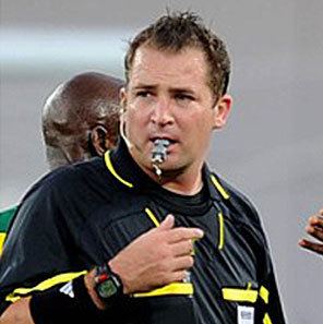 Daniel Bennett (referee) Liberia Vs Nigeria Centerman Referee Daniel Bennet from South Africa