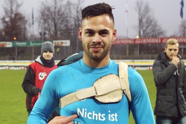 Daniel Engelbrecht German footballer makes return from heart attack wearing