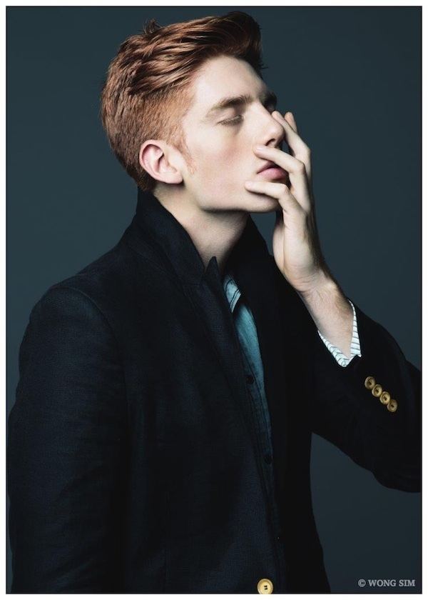 Daniel Ferreira Kiss A Ginger Day Pucker Up For Model Daniel Ferreira NewNowNext