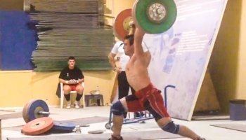 Daniel Godelli Daniel Godelli 171kg Snatch Almaty 2014 World Championships All