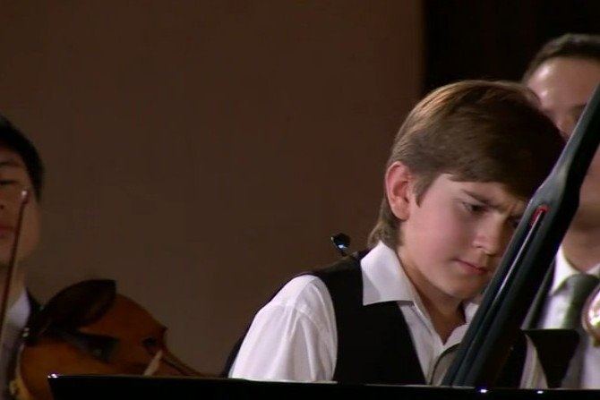 Daniel Kharitonov at the XVth International Tchaikovsky Competition Daniel