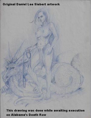 Daniel Lee Siebert Daniel Siebert drawing of a woman and dragon Supernaught
