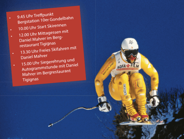 Daniel Mahrer 722016 Schlag den Skifahrer Spass mit Daniel Mahrer Skiclub