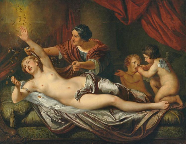 Daniel Mijtens the Younger Danae Painting by Attributed to Daniel Mijtens the Younger