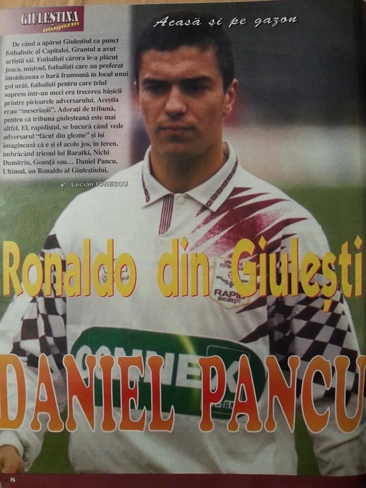 Daniel Pancu FOTO de colecie cu Daniel Pancu Rapid Bucuresti