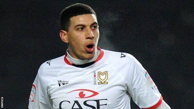 Daniel Powell BBC Sport Daniel Powell injury blow for MK Dons