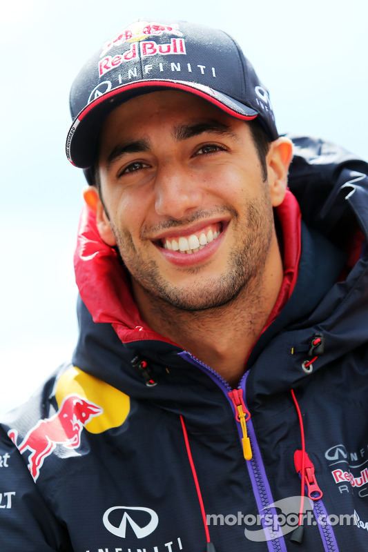 Daniel Ricciardo Daniel Ricciardo Red Bull Racing on the drivers parade at