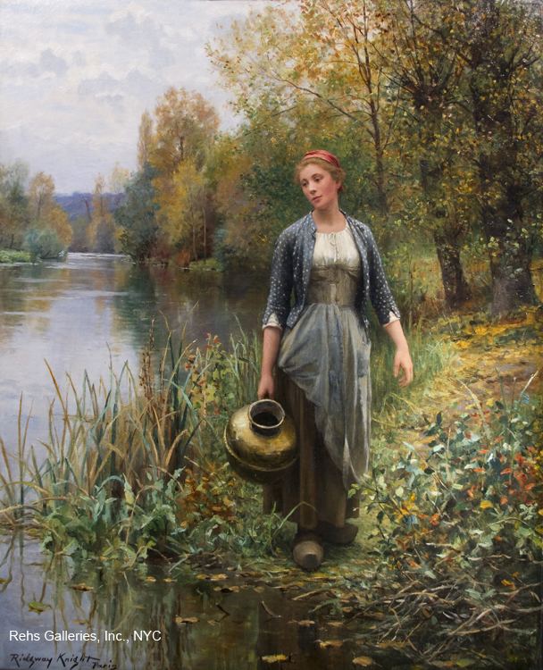 Daniel Ridgway Knight Painting of the Day SOLD archives Daniel Ridgway Knights At
