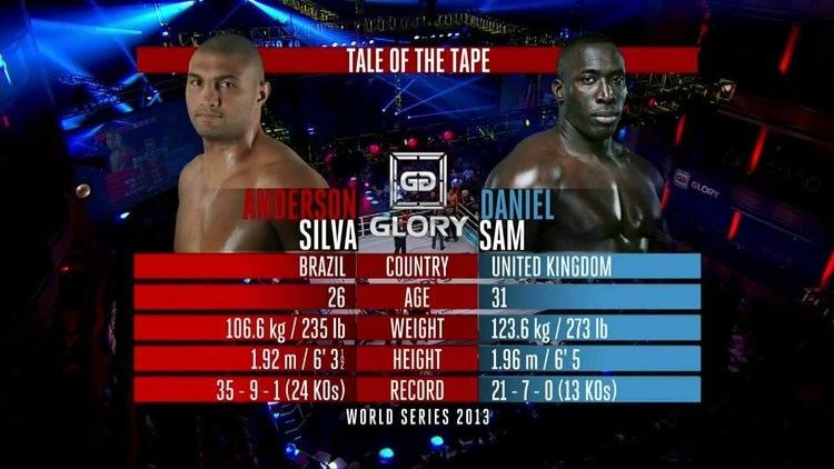 Daniel Sam GLORY 9 Superfight Series Anderson Silva vs Daniel Sam