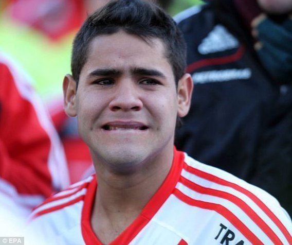 Daniel Villalva River Plate39s soccer player Daniel Villalva cries Metro UK