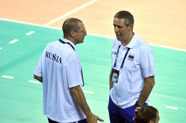 Daniele Bagnoli Roberto Piazza and Daniele Bagnoli coach for Russia