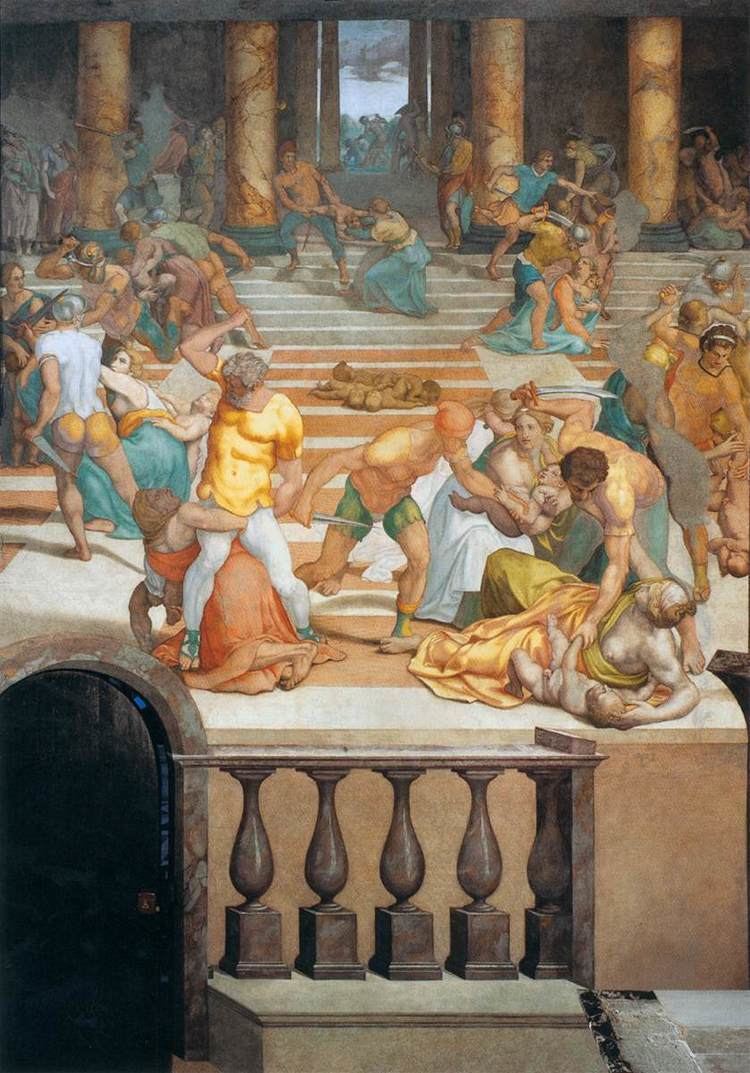 Daniele da Volterra Massacre of the Innocents by DANIELE da Volterra