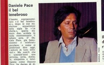 Daniele Pace intervistadanielepacemini Era meglio quando cerano gli Squallor