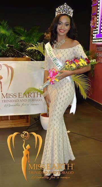 Danielle Dolabaille Miss Earth Trinidad and Tobago 2015 is Danielle Dolabaille