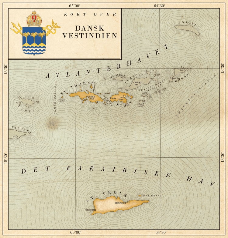 Danish West Indies Map of the Danish West Indies by Regicollis on DeviantArt